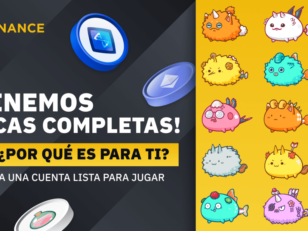 Binance.com regala una beca para jugar Axie Infinity