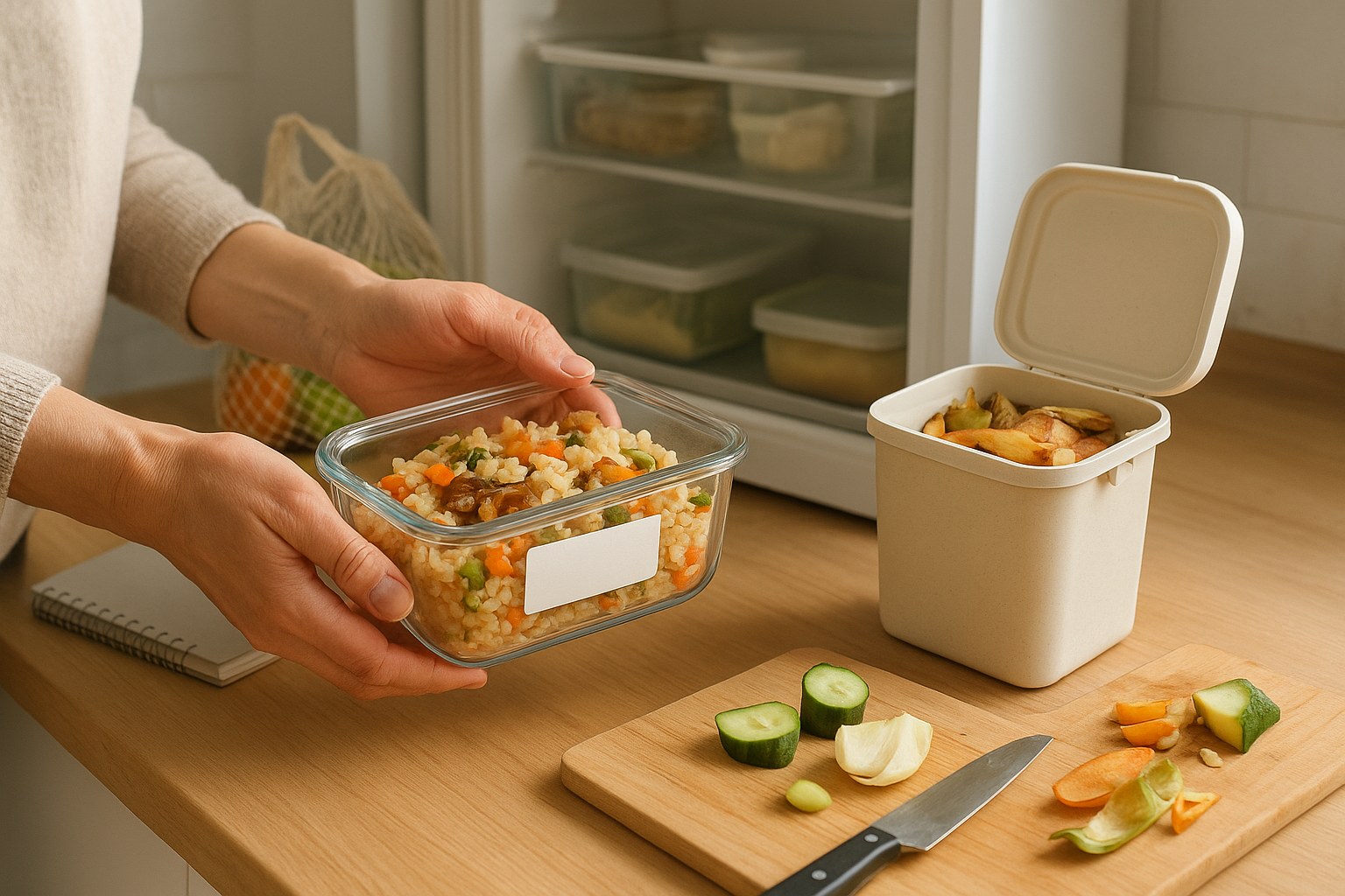 Menos desperdicio de comida: plan semanal flexible